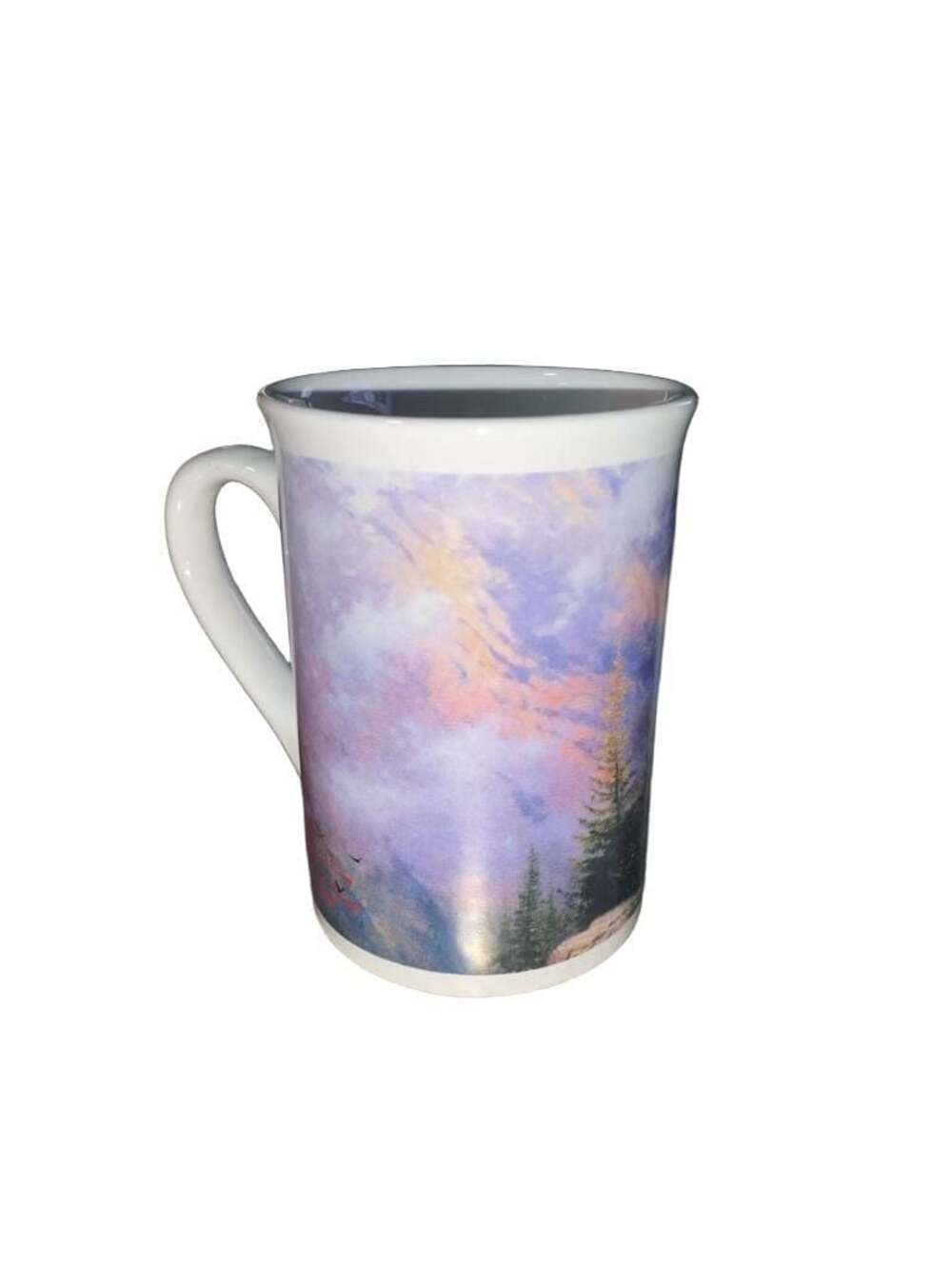 2003 Thomas Kinkade Painter of Light Scenic Cottage Coffee Mug - Picture 2 of 4